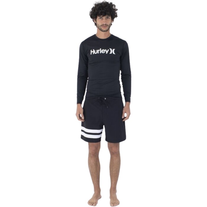 Hurley Mnner 2024 Quickdry Langarm-Lycra-Weste MAT0001020 - Black