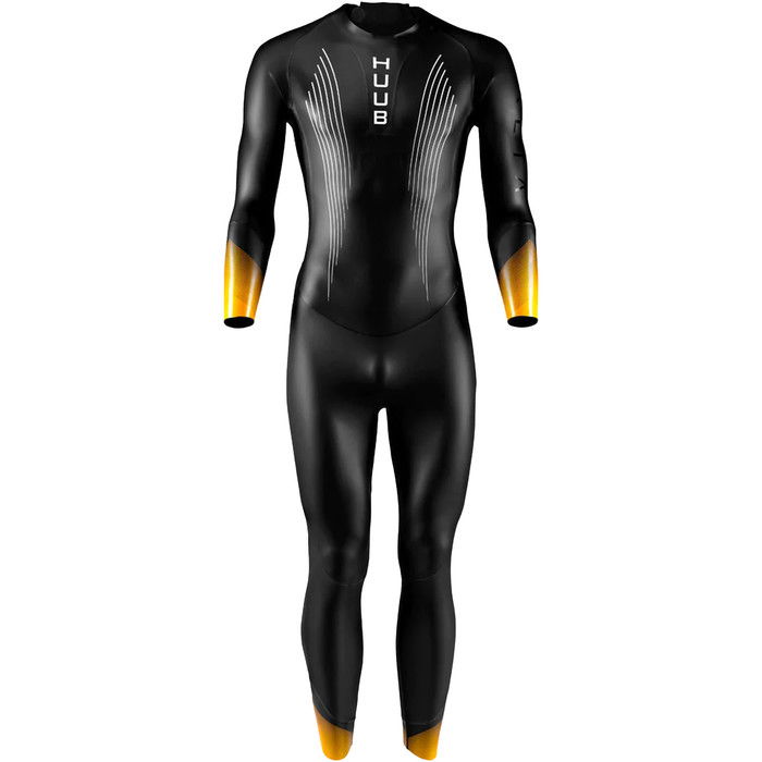 2024 Huub Mnner Alta Thermal Neoprenanzug ALTTHER35 - Black / Orange