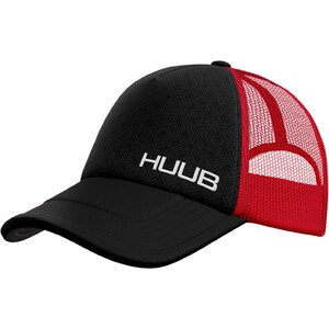 2024 Huub Running Baseballkappe A2-RBCBR - Schwarz / Rot