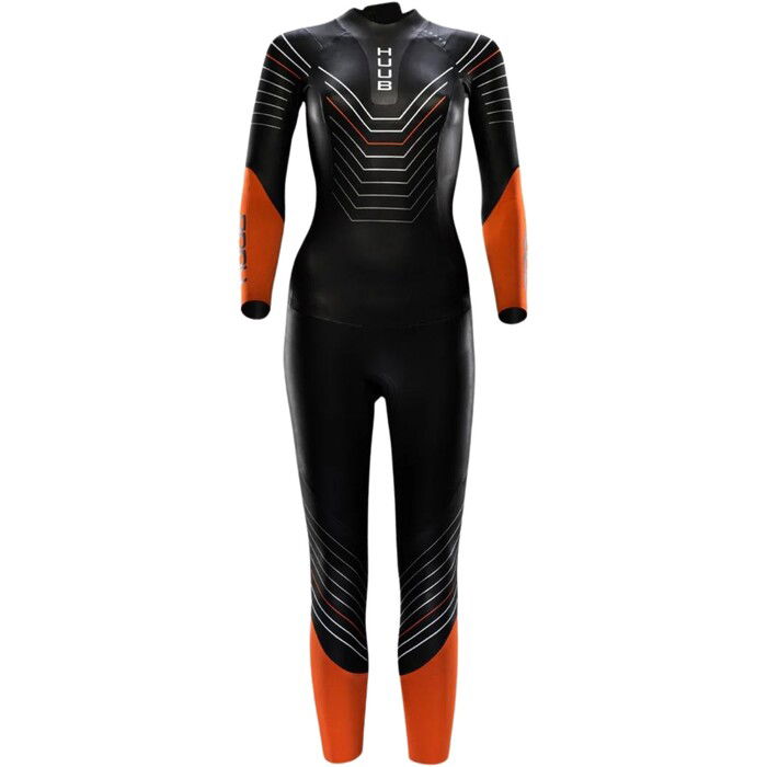 2024 Huub Frauen Araya Neoprenanzug ARAYAW - Black / Orange