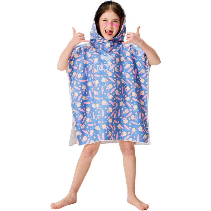 2024 Roxy Girls Paradise Sunrise Towel Poncho ERLAA03053 - Ultramarine Lorem