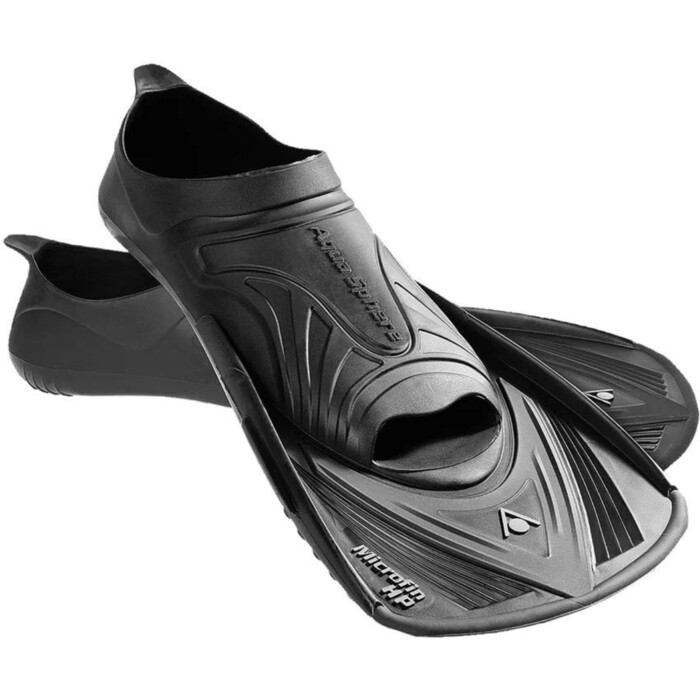 2024 Aquasphere Microfin Swim Fins FA3250101 - Black