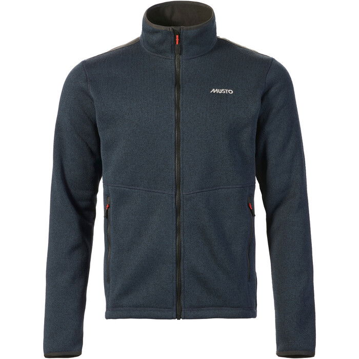 2024 Musto Mnner Gestrickt Fleece 82556 - True Navy / Marle