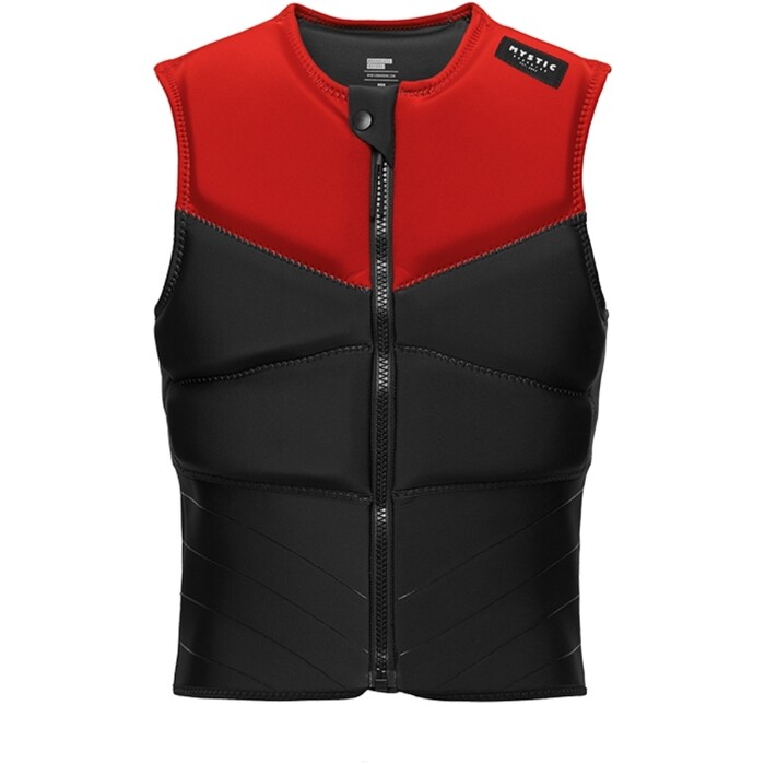 2024 Mystic Mens Block Front Zip Impact Vest 35005.230212 - Red