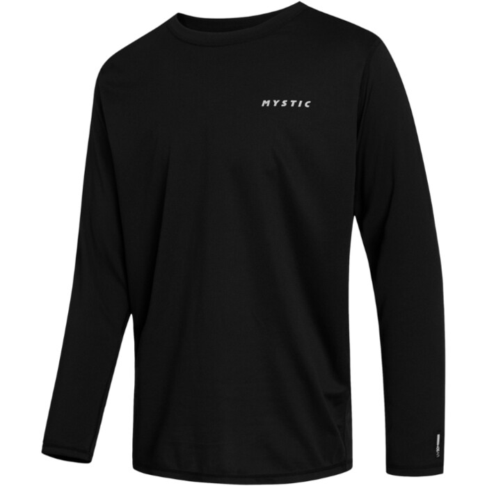 2024 Mystic Mens Boarding Long Sleeve Rash Vest 35001.24016 - Black