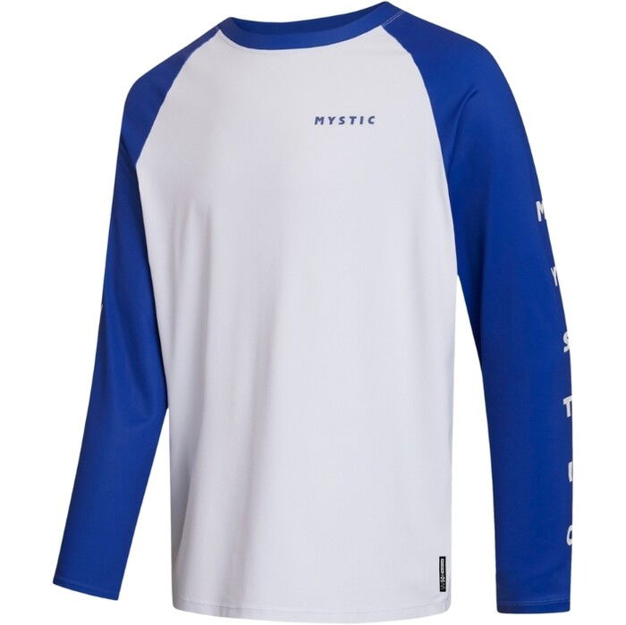 2024 Mystic Männer Bolt Long Sleeve Quickdry Tee 35001.240157 - White / Blue