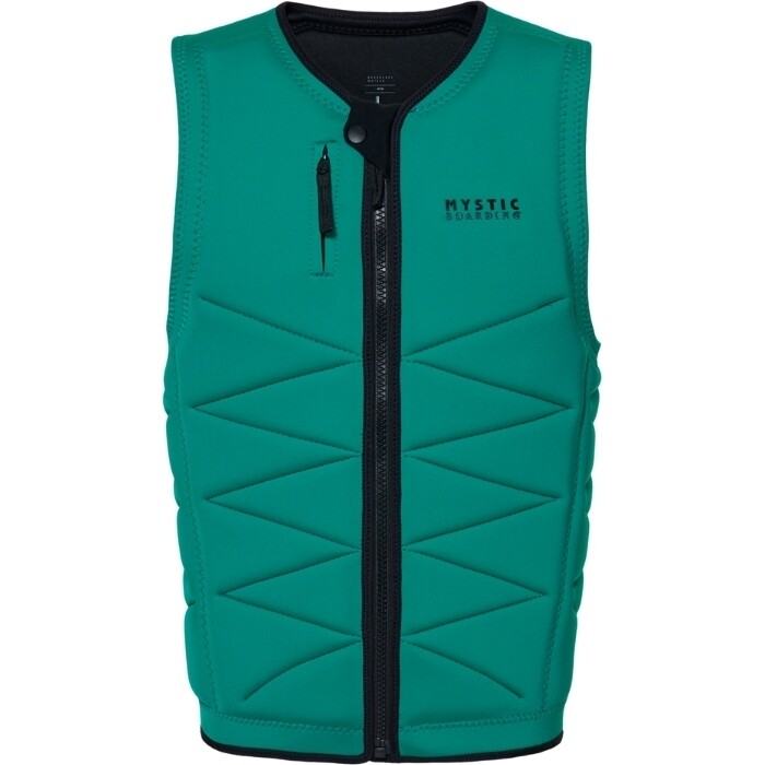 2024 Mystic Mnner Outlaw Front Zip Wake Impact Vest 35005.240226 - Green