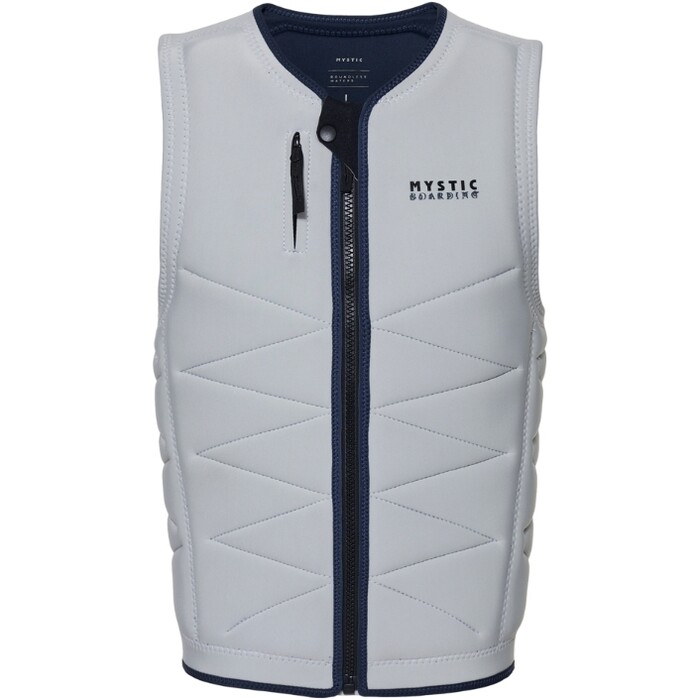 2024 Mystic Mnner Outlaw Front Zip Wake Impact Vest 35005.240226 - Off White