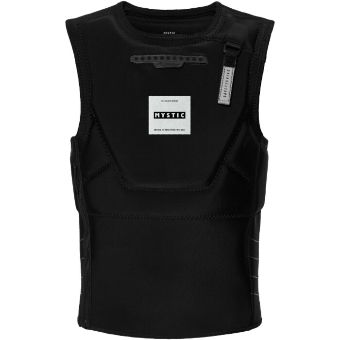 2024 Mystic Mnner Solace Front Zip Kite Impact Vest 35005.240235 - Black