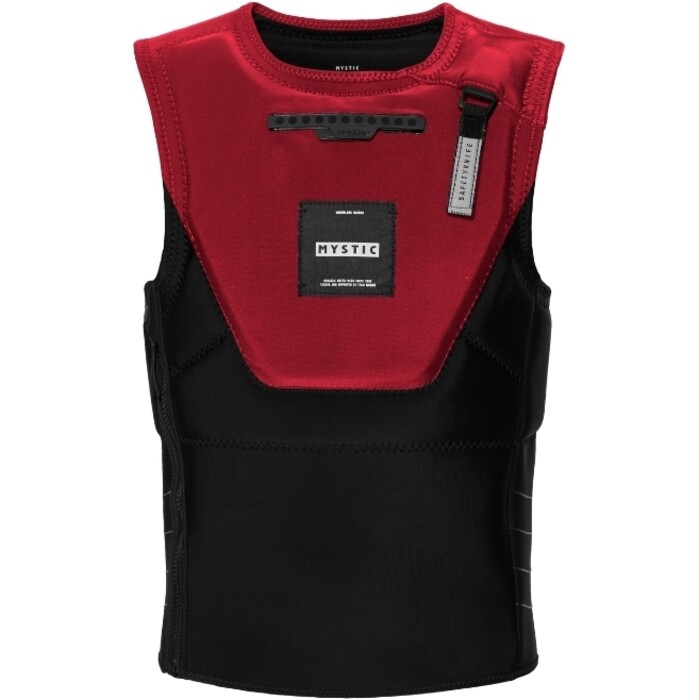 2024 Mystic Mens Solace Front Zip Kite Impact Vest 35005.240235 - Red