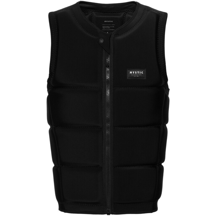 2024 Mystic Mnner Star Front Zip Wake Impact Vest 35005.240245 - Black