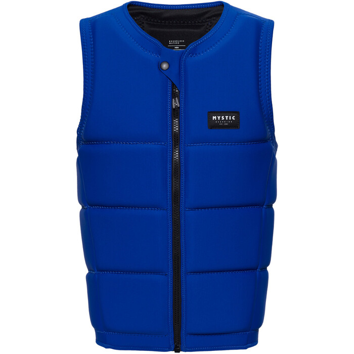 2024 Mystic Mnner Star Front Zip Wake Impact Vest 35005.240245 - Blue