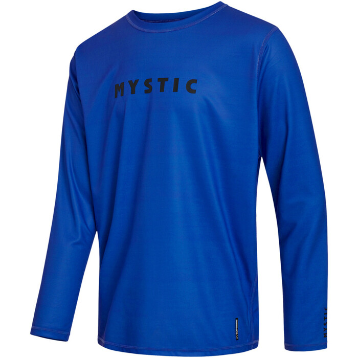 2024 Mystic Mens Star Long Sleeve Quickdry Top 35001.240158 - Blue