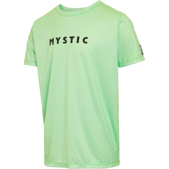 2024 Mystic Mens Star Short Sleeve Quickdry Top 35001.240159 - Lime Green