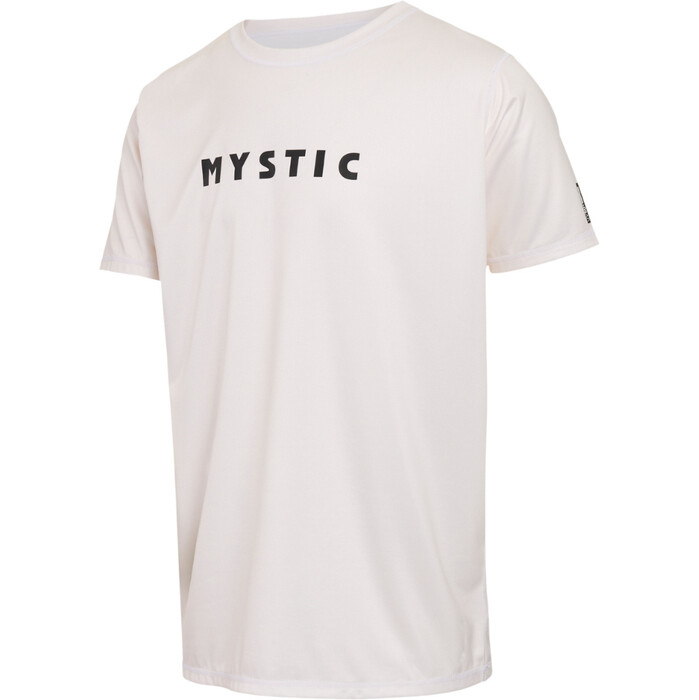 2024 Mystic Mnner Star Short Sleeve Quickdry Top 35001.240159 - White