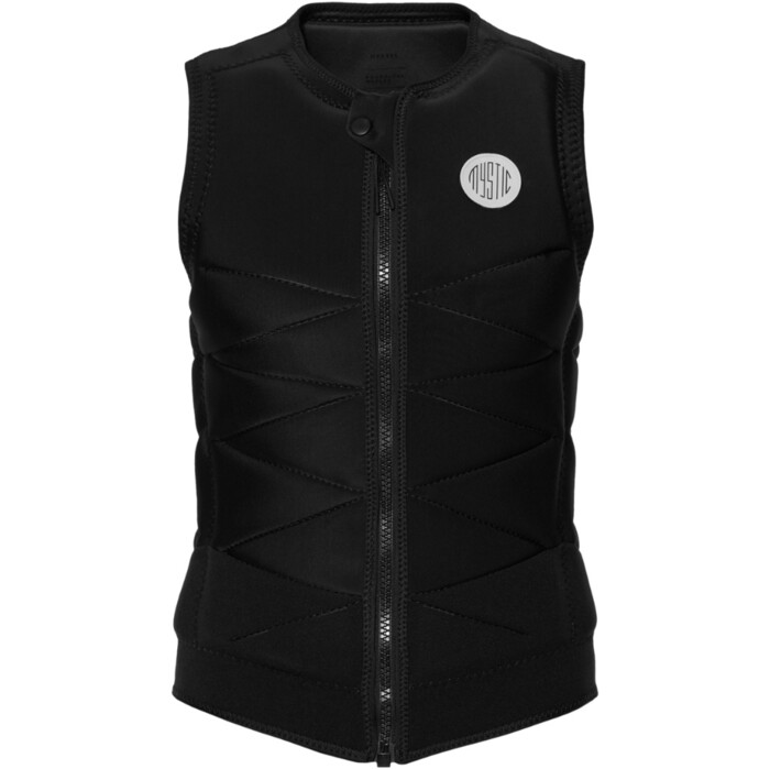 2024 Mystic Frauen Juice Front Zip Wake Impact Vest 35005.240221 - Black