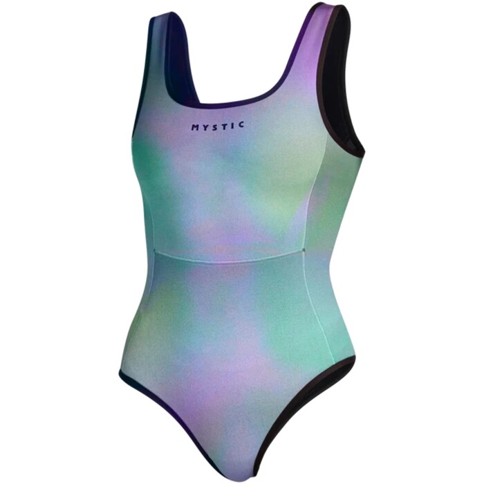 2024 Mystic Womens Lunar 2/2mm Neoprene Swimsuit 35001.240220 - Purple / Green