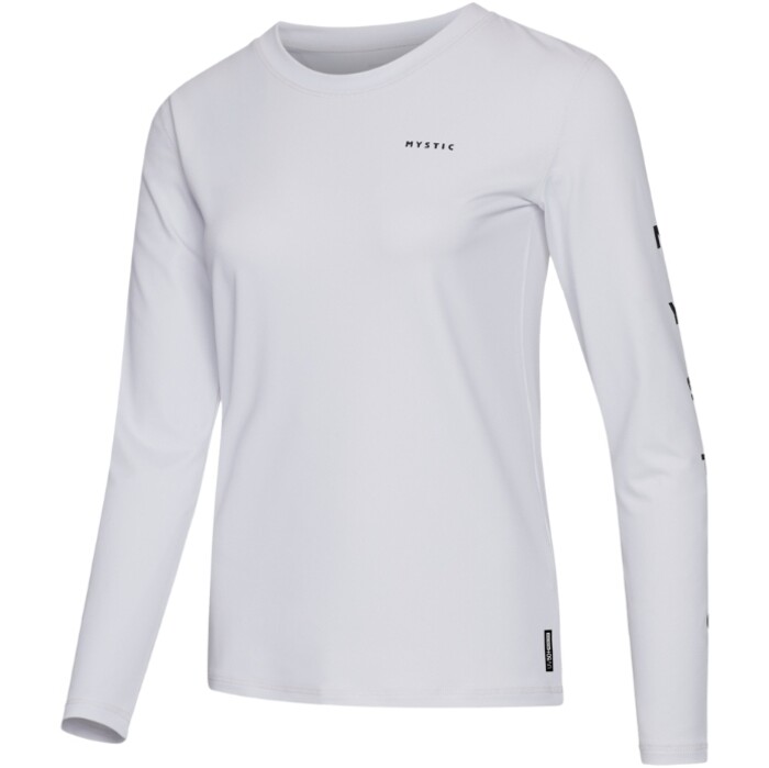 2024 Mystic Frauen Solstice Long Sleeve Lycra Weste 35001.240171 - White