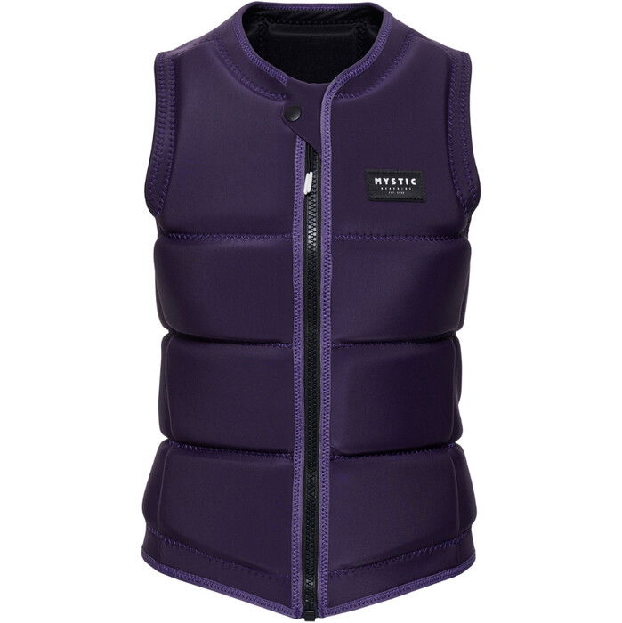 2024 Mystic Frauen Star Front Zip Wake Impact Vest 35005.240246 - Deep Purple