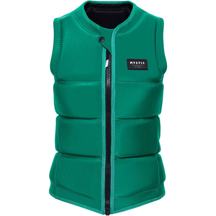 2024 Mystic Frauen Star Front Zip Wake Impact Vest 35005.240246 - Green