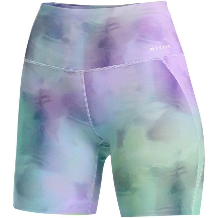 2024 Mystic Frauen Terri Performance Biker Shorts 35001.240241 - Purple / Green