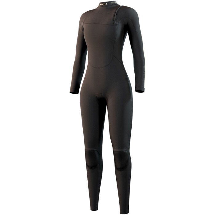 2024 Mystic Womens The One 3/2mm Zip Free Wetsuit 35000.240124 - Black