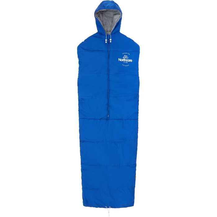 2024 Northcore Convertible Sleeping Bag NOCO126AB - Blue