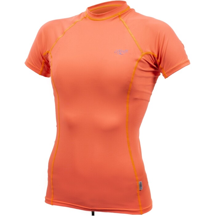 O'Neill Frauen Premium Skins Kurzrmeliger Rash Guard - Papaya