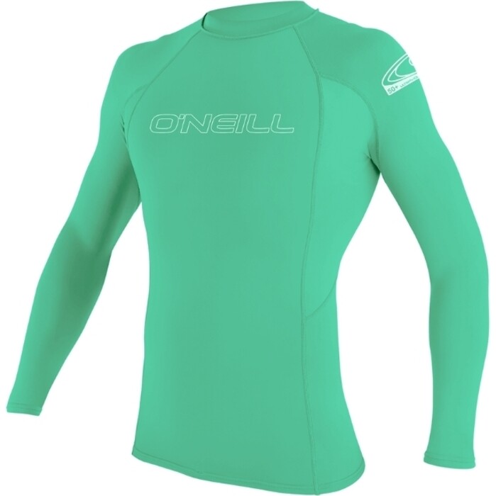 2024 O'Neill Youth Basic Skins Langarm-Lycraweste 3346 - Light Aqua