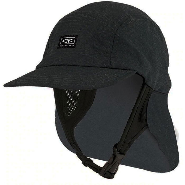 2024 Ocean And Earth Indo 5 Panel Legionr Surf Cap OESMHA07 - Black