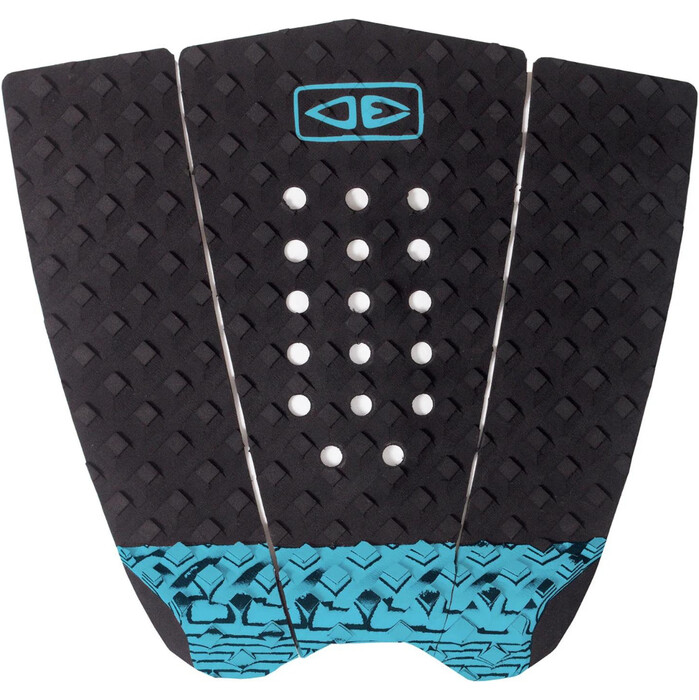 2024 Ocean and Earth Simple Jack Hybrid Surfboard Grip Tail Pads OESATP55 - Black / Blue