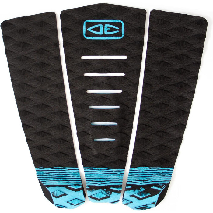 2024 Ocean And Earth Simple Jack Surfboard Grip Tail Pads OESATP28B - Black / Blau