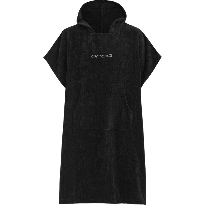 2024 Orca Baumwolle Vernderung Robe / Poncho NAZ1 - Black