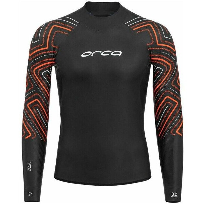 2024 Orca Mnner Zeal 2 Pieces Swim Wetsuit Top NN22 - Black