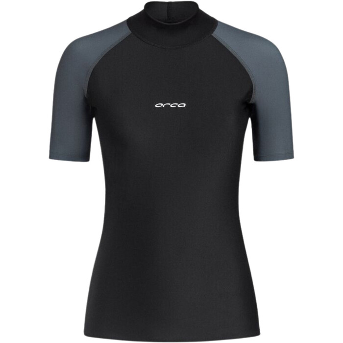 2024 Orca Womens Bossa Short Sleeve Rash Vest MAA2 - Silver