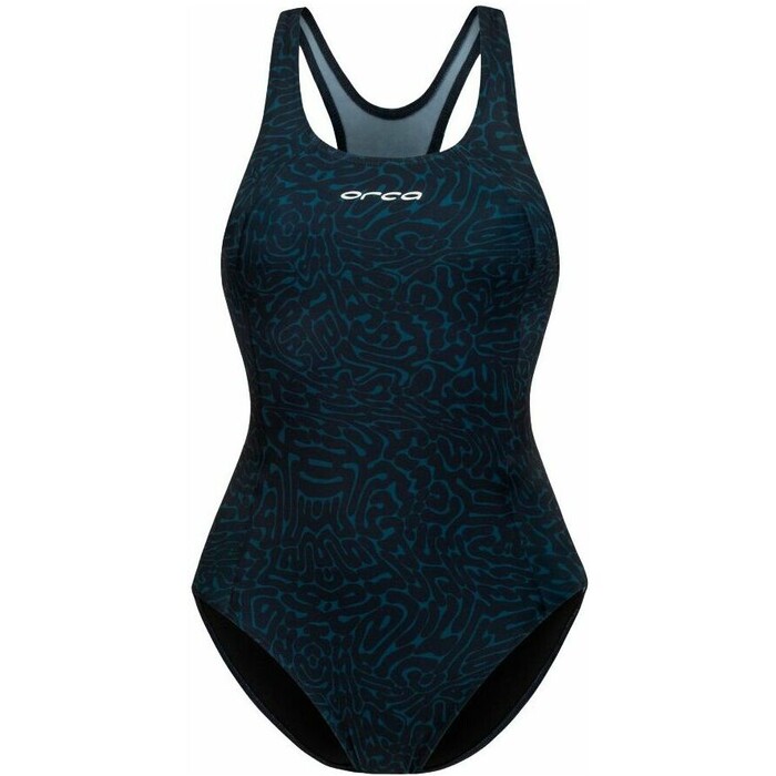 2024 Orca Frauen Core One Piece Swimsuit MS51 - Dark Blue Diploria