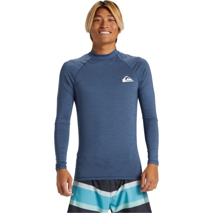 Quiksilver Mnner 2024 Everyday UPF50 Langarm-Lycra-Weste AQYWR03131 - Vintage Indigo Heather