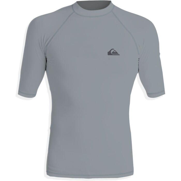 2024 Quiksilver Mnner Everyday UPF50 Kurzarm-Lycra-Weste AQYWR03130 - Quarry Heather