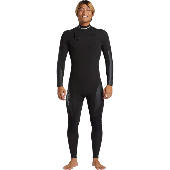 2024 Quiksilver Mens Mercury 4/3mm Chest Zip Wetsuit AQYW103116 - Black