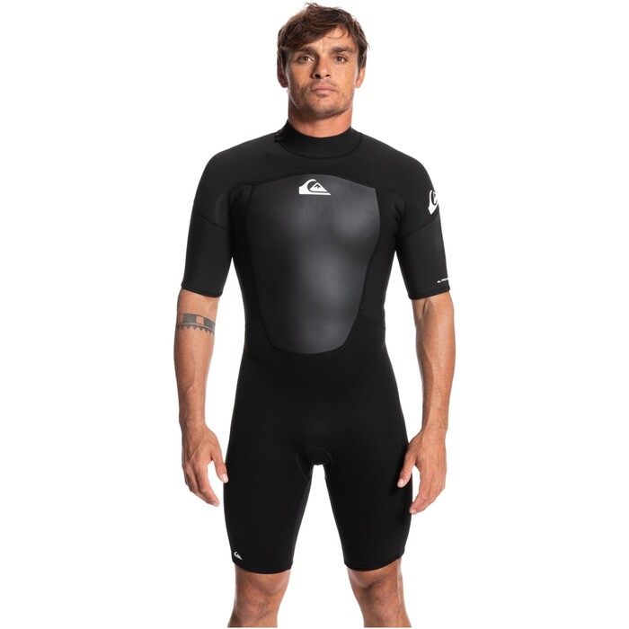 2024 Quiksilver Mens Prologue 2mm Back Zip Shorty Wetsuit EQYW503032 - Black