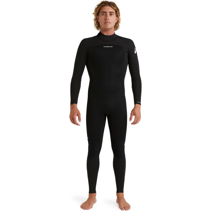 2024 Quiksilver Mnner Prologue 3/2mm Rckenreiverschluss Gbs Neoprenanzug EQYW103222 - Black