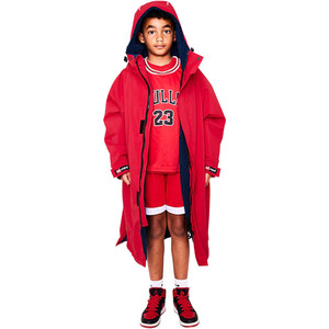 2024 Red Paddle Co Junior Dry Pro Change Robe / Poncho 002009006018 - Red