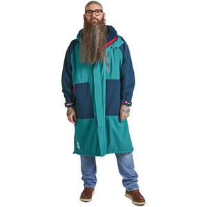 2024 Red Paddle Co Recovered EVO Pro Long Sleeve Change Robe / Poncho 002-009-006 - Teal / Navy