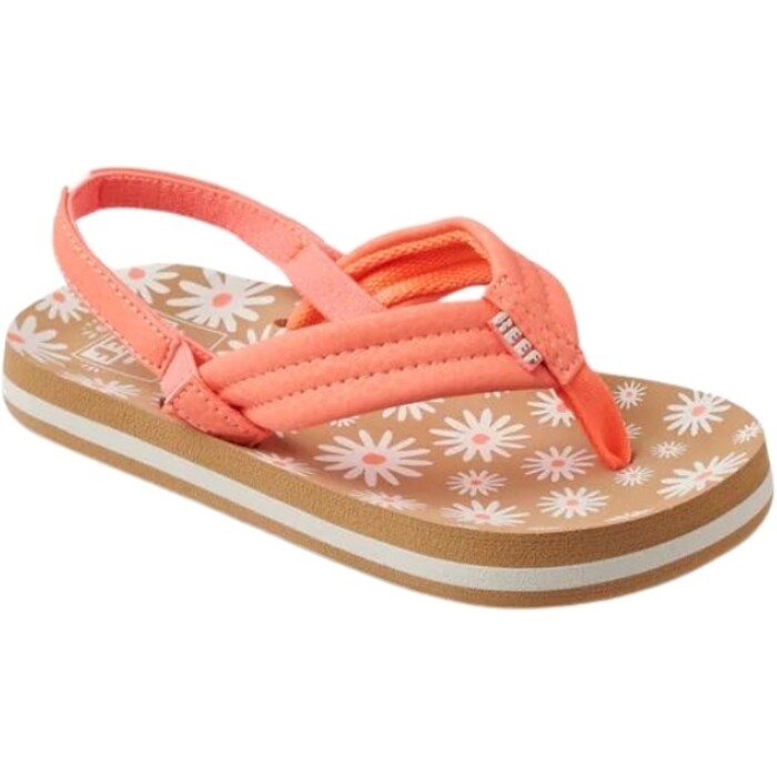 2024 Reef Kleinkind Kleine Ahi Flip Flops / Sandalen CJ2840 - Daisy