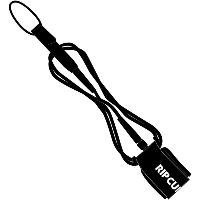 2024 Rip Curl 6.0 Reg Leash Surf Grip 04FMSH - Black