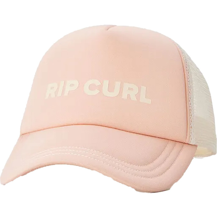 2024 Rip Curl Klassische Surf Trucker Cap Hut 00SWHE - Peach