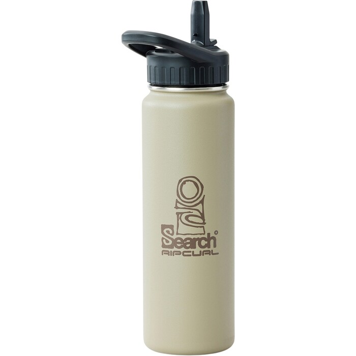 2024 Rip Curl Logo Drink Bottle 710ml 14PMUT - Sand Dune