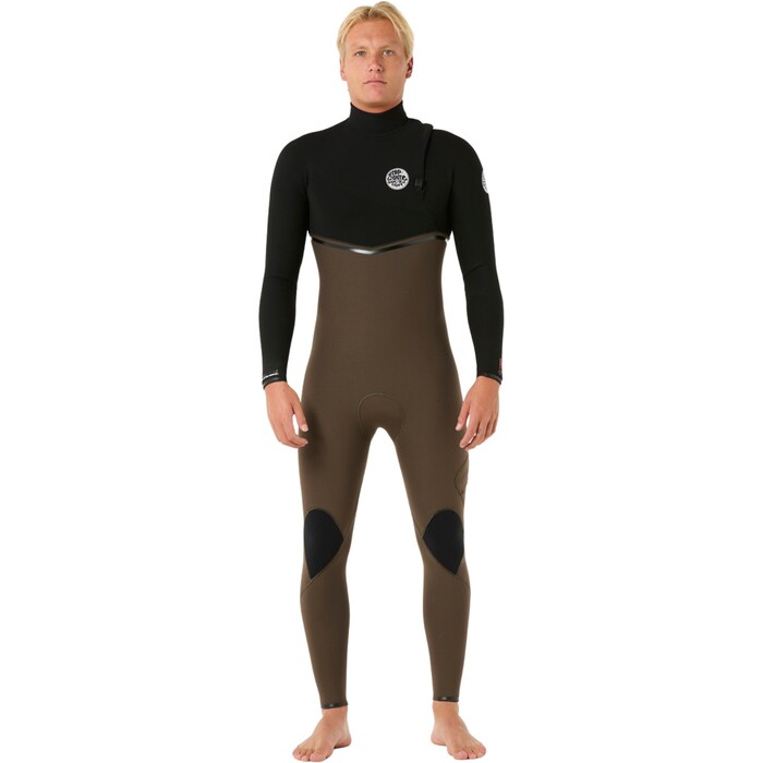 2024 Rip Curl Mens E-Bomb 4/3mm Zip Free Wetsuit 14TMFS - Deep Rock