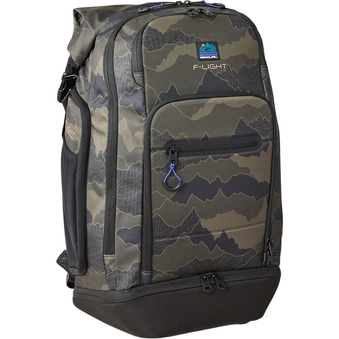 2024 Rip Curl Mnner F-Light Surf 45L Search Backpack 156MBA - Black / Olive