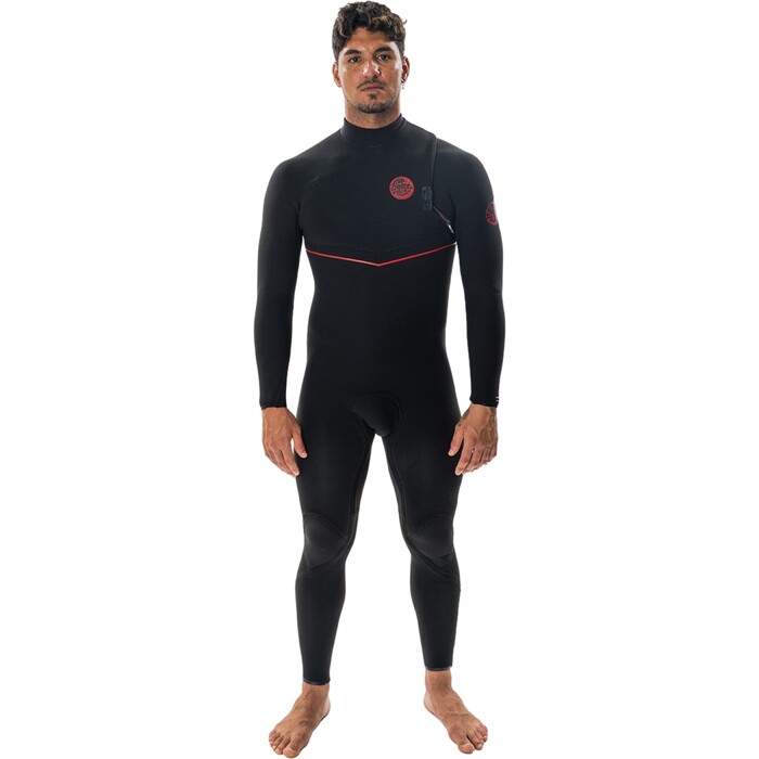 2024 Rip Curl Mens Flashbomb Fusion 5/3mm Zip Free Wetsuit 163MFS - Black